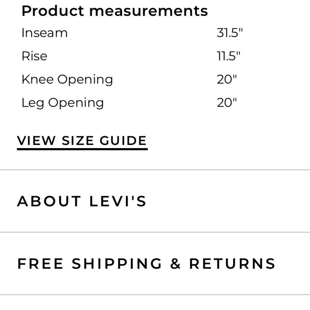 Levi’s Ribcage - Picture 7 of 7